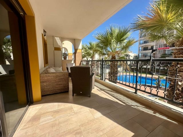 2 Zimmer Strandapartment zu vermieten in Guardamar del Segura mit Pool Garage - 1.500 € (Ref: 10002390)
