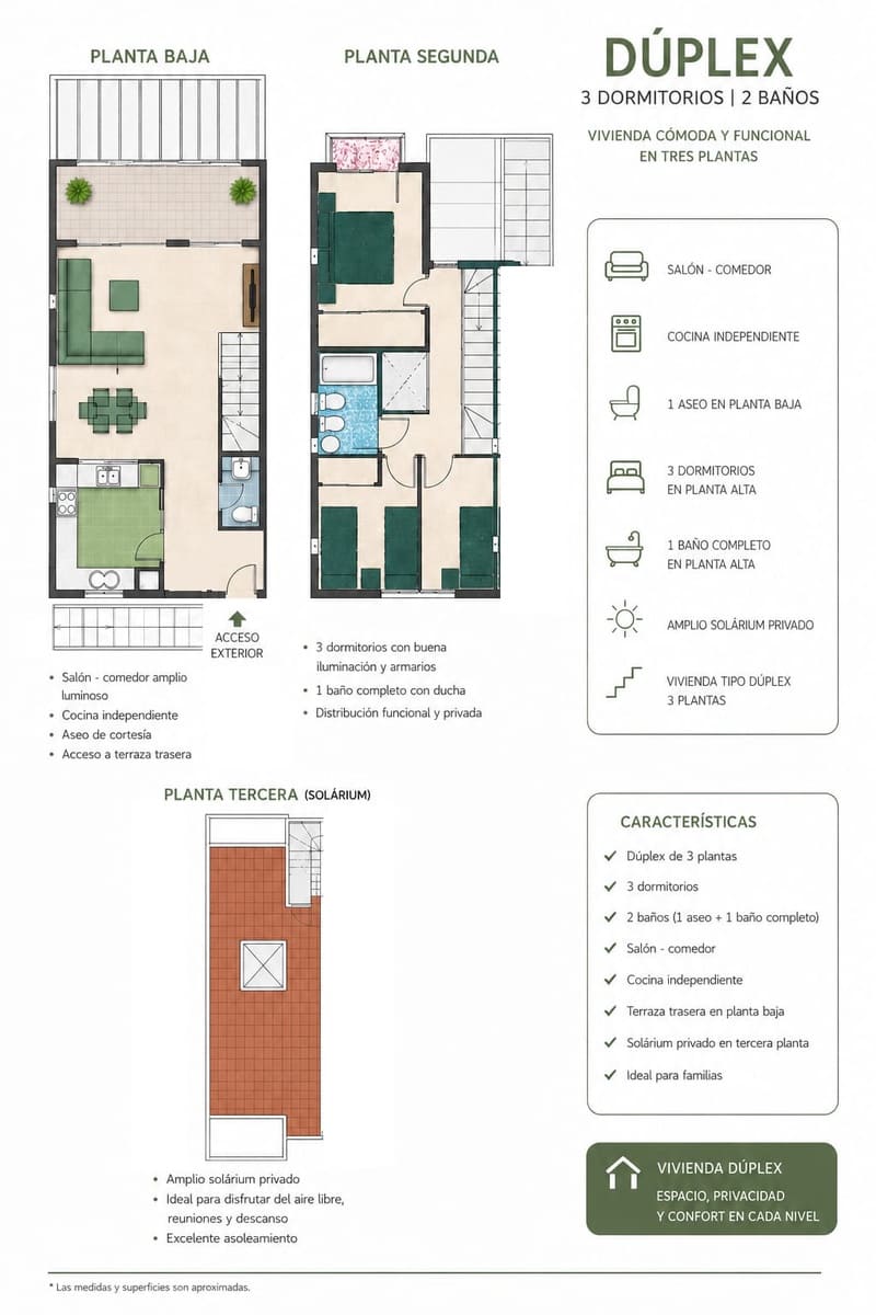 3 camera da letto Appartamento da affittare in Guardamar del Segura - 800 € (Rif: 10033356)