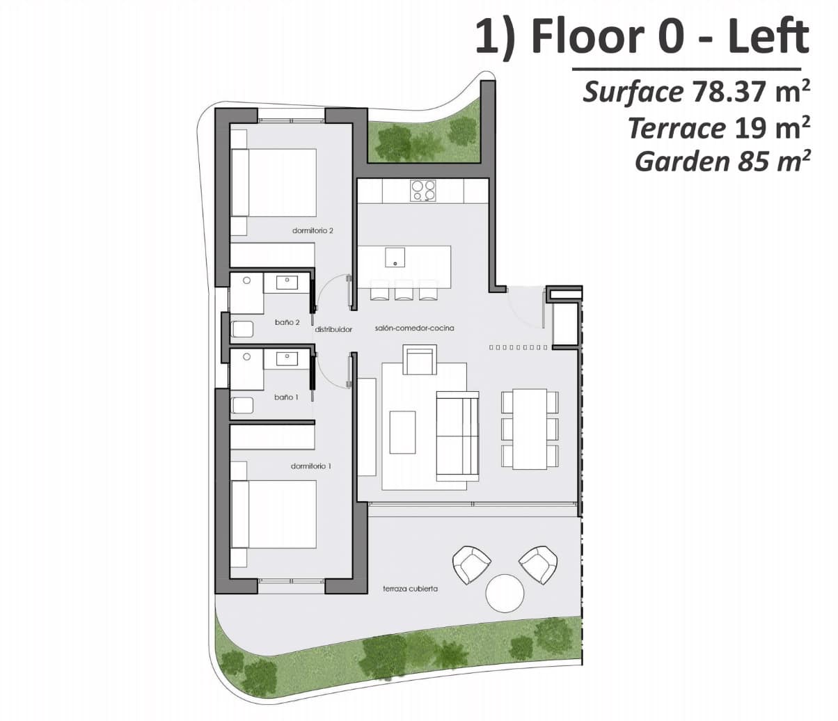 2 Zimmer Apartment zu verkaufen in Guardamar del Segura mit Pool Garage - 259.000 € (Ref: 8925891)
