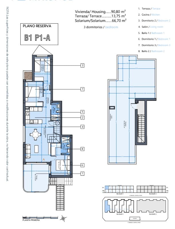 Apartamento de 3 habitaciones en Dolores en venta con piscina garaje - 279.900 € (Ref: 9946280)