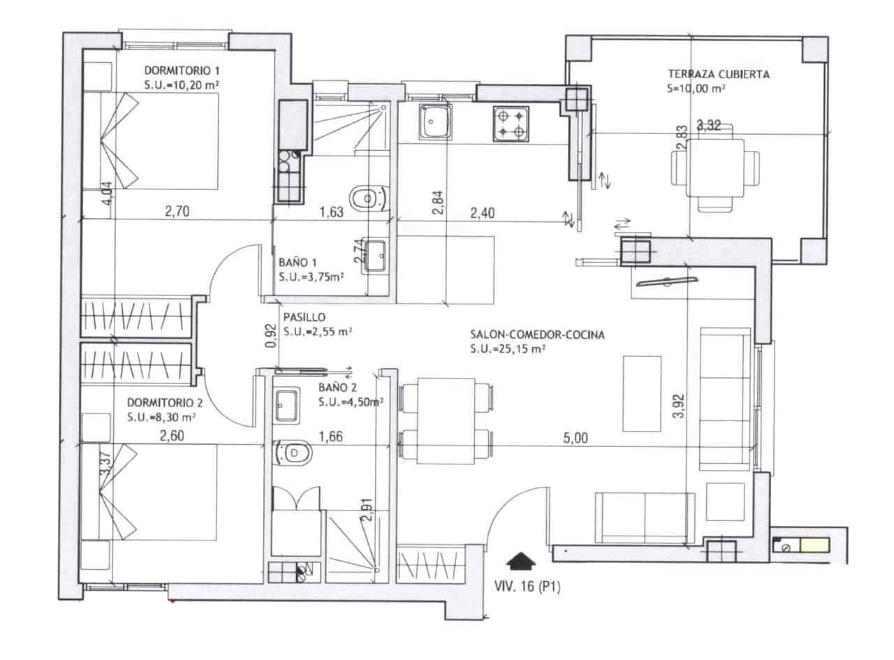 2 sovrum Lägenhet till salu i Guardamar del Segura med pool garage - 245 000 € (Ref: 9946290)