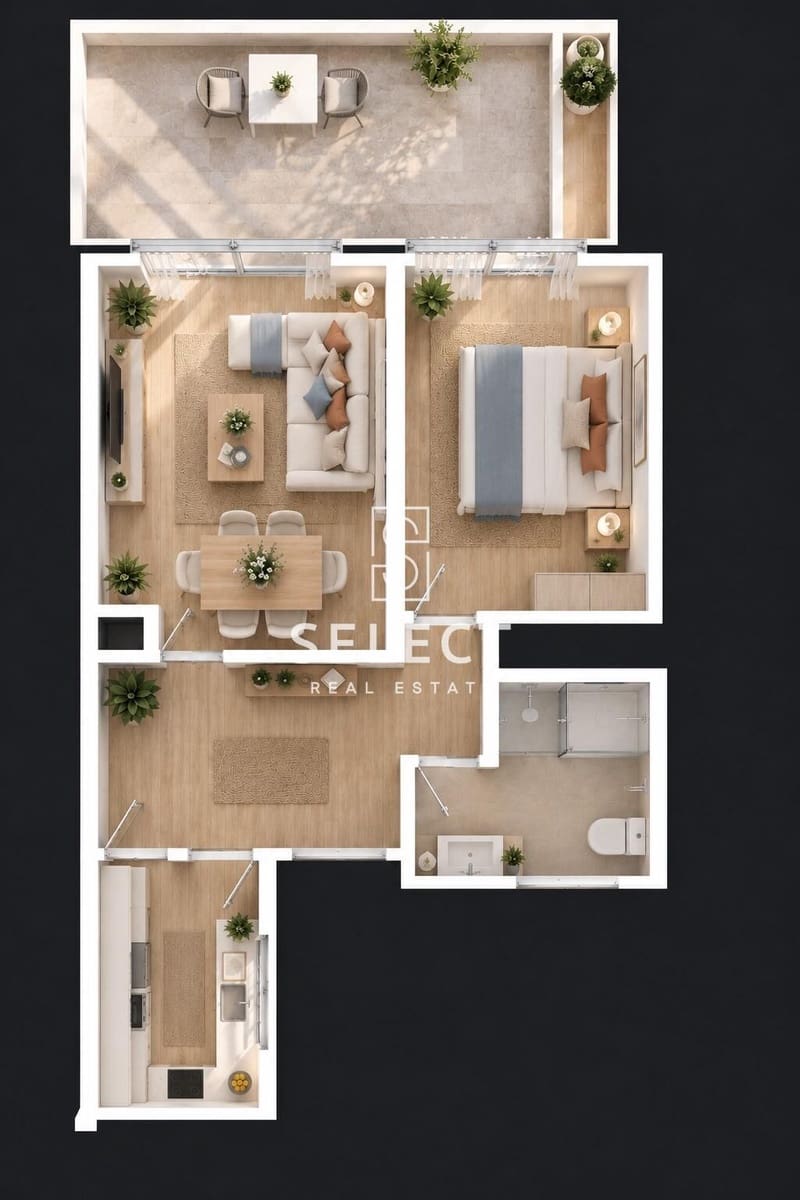 1 soveværelse Lejlighed til salg i La Herradura med swimmingpool - € 295.000 (Ref: 10089762)