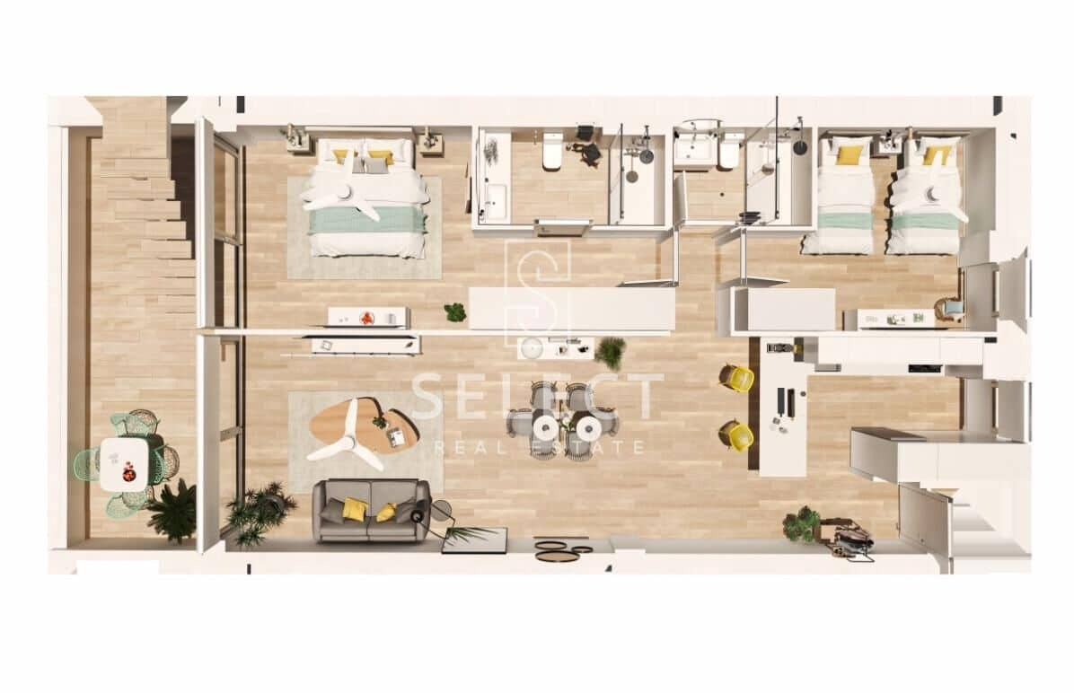 2 sovrum Takvåning till salu i Motril med pool garage - 490 800 € (Ref: 8724081)