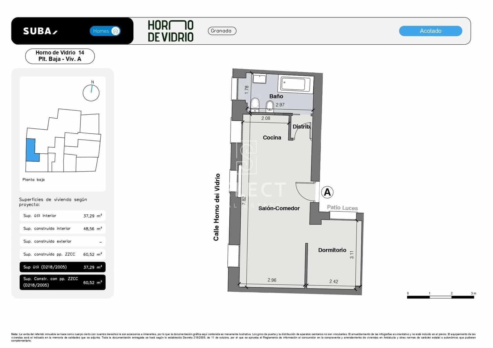 1 soverom Leilighet til salgs i Granada by - € 233 000 (Ref: 9191050)