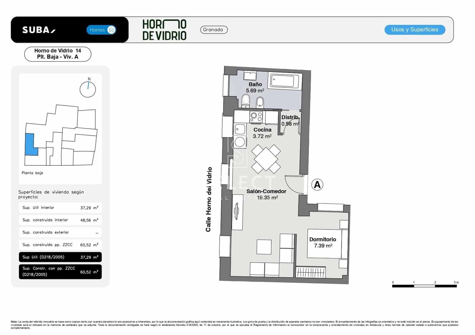 1 soverom Leilighet til salgs i Granada by - € 233 000 (Ref: 9191050)