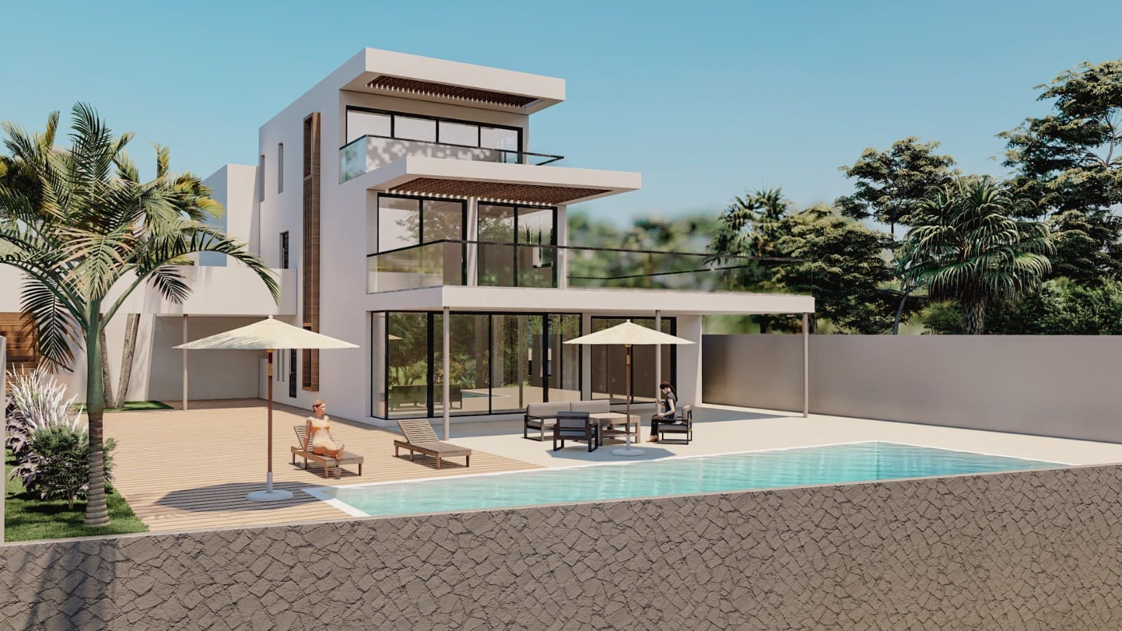 5 chambre Villa/Maison à vendre à San Eugenio - 2 300 000 € (Ref: 9357268)