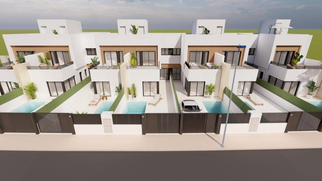 Chalet de 3 habitaciones en Santiago de la Ribera en venta con piscina - 366.000 € (Ref: 9270436)