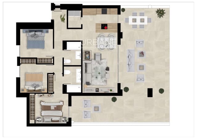 3 sypialnia Mieszkanie na sprzedaż w La Cala de Mijas, Mijas z basenem garażem - 615 000 € (Ref: 10015893)