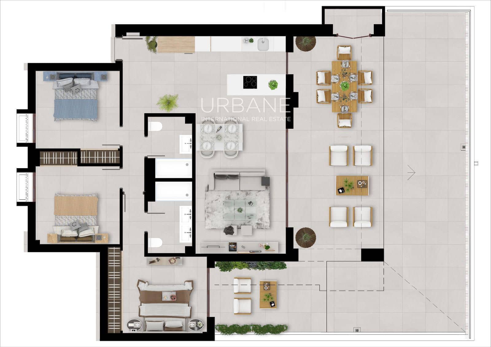 3 sovrum Lägenhet till salu i Istan med pool garage - 566 000 € (Ref: 10015903)