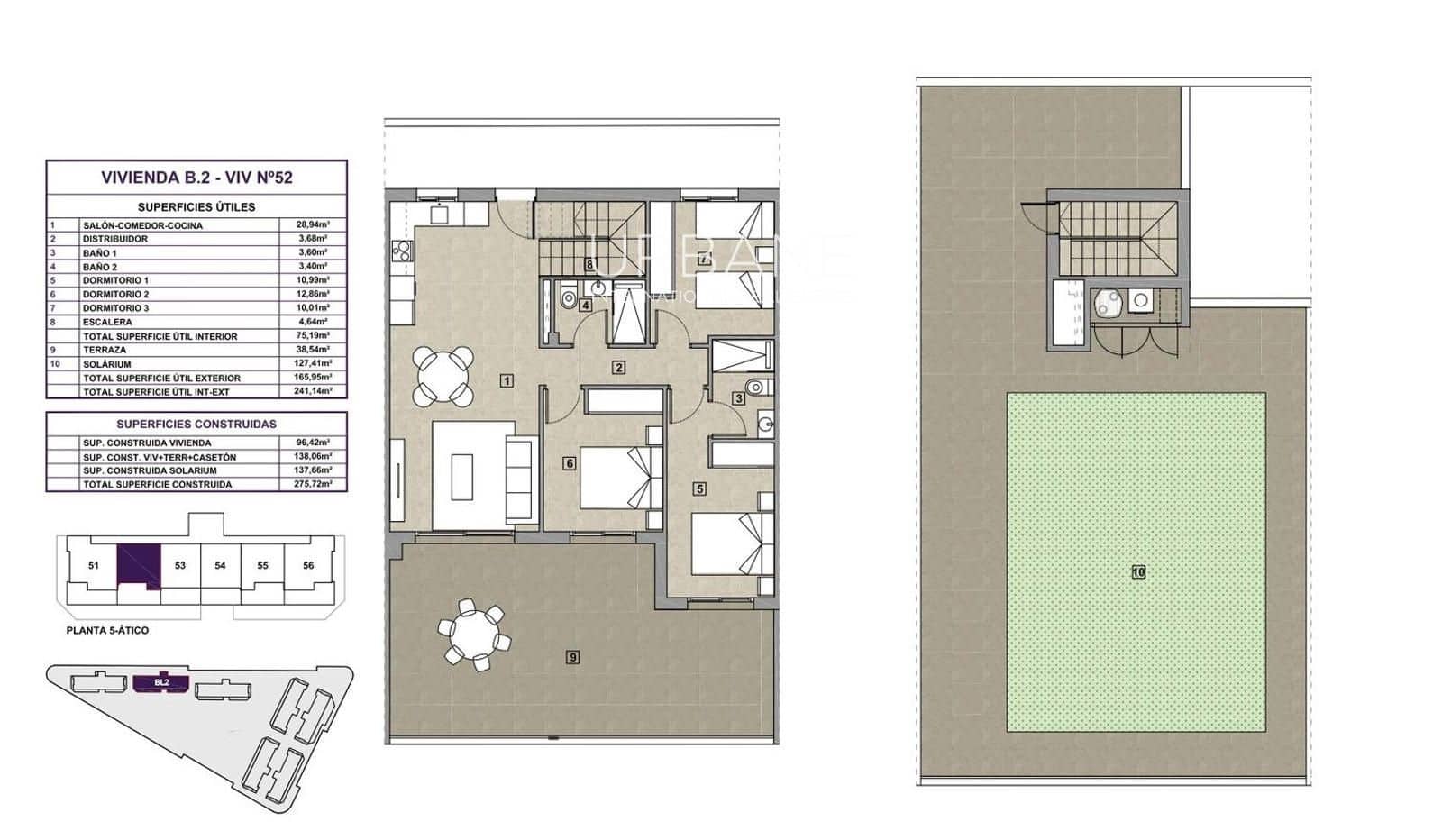 3 camera da letto Appartamento in vendita in Finestrat con piscina garage - 540.000 € (Rif: 10016540)