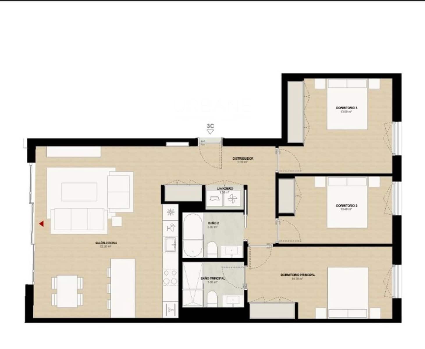 3 makuuhuone Asunto myytävänä paikassa Castelldefels mukana uima-altaan - 525 000 € (Ref: 10098818)