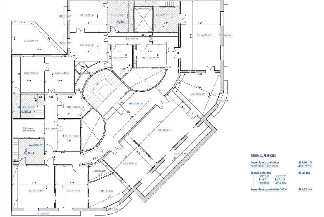 14 soverom Leilighet til salgs i Barcelona by med garasje - € 3 590 000 (Ref: 6011704)