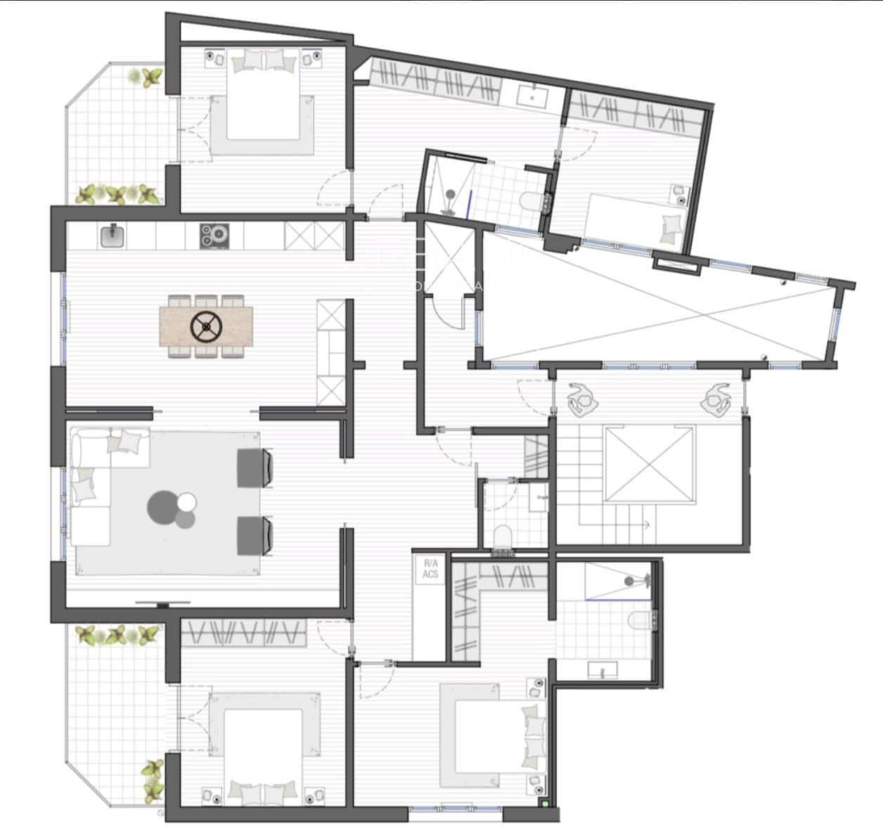 4 soveværelse Lejlighed til salg i Barcelona by - € 1.425.000 (Ref: 7586265)