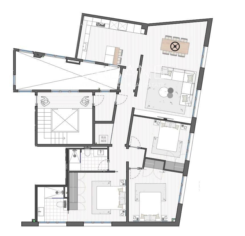 3 soveværelse Lejlighed til salg i Barcelona by - € 1.425.000 (Ref: 7650996)