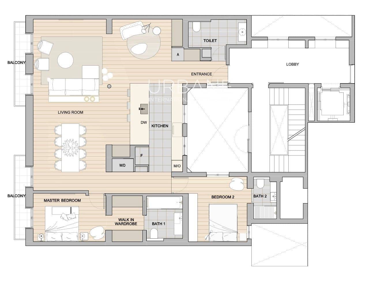 1 soverom Leilighet til salgs i Barcelona by - € 840 000 (Ref: 7692856)