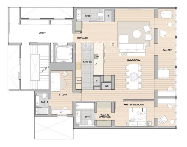 2 soveværelse Lejlighed til salg i La Dreta de L'Eixample, Barcelona by - € 1.890.000 (Ref: 7692857)