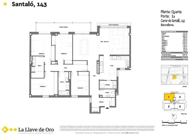 4 Zimmer Wohnung zu verkaufen in Sant Gervasi - Galvany, Barcelona Stadt mit Pool Garage - 1.824.000 € (Ref: 8404037)