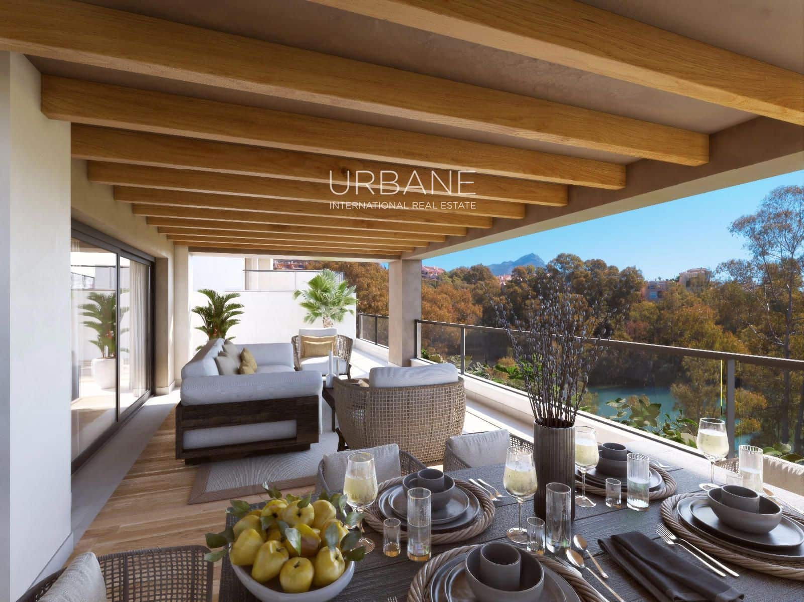 3 sypialnia Mieszkanie na sprzedaż w Nueva Andalucia z basenem garażem - 950 000 € (Ref: 8861649)