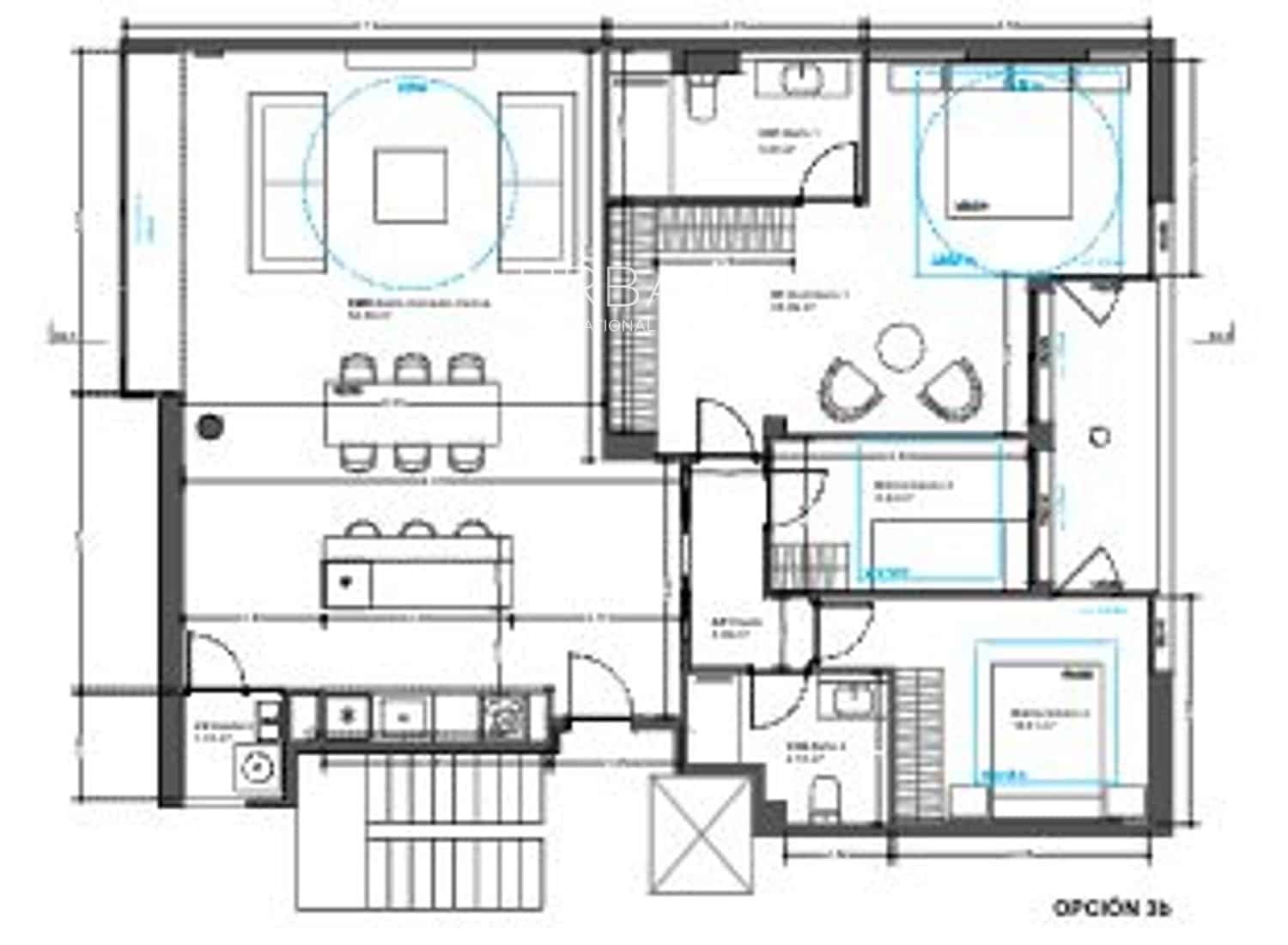 3 soveværelse Lejlighed til salg i Barcelona by med swimmingpool garage - € 970.000 (Ref: 8906833)