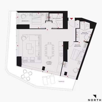 2 sypialnia Mieszkanie na sprzedaż w Miasto Barcelona z basenem garażem - 1 600 000 € (Ref: 8920835)