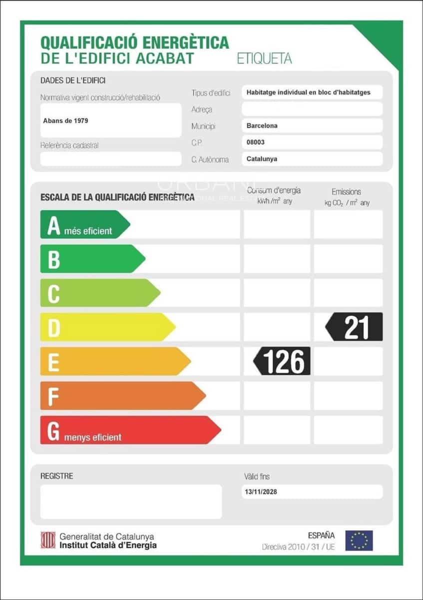 2 quarto Apartamento para venda em Barcelona cidade - 522 500 € (Ref: 8928191)