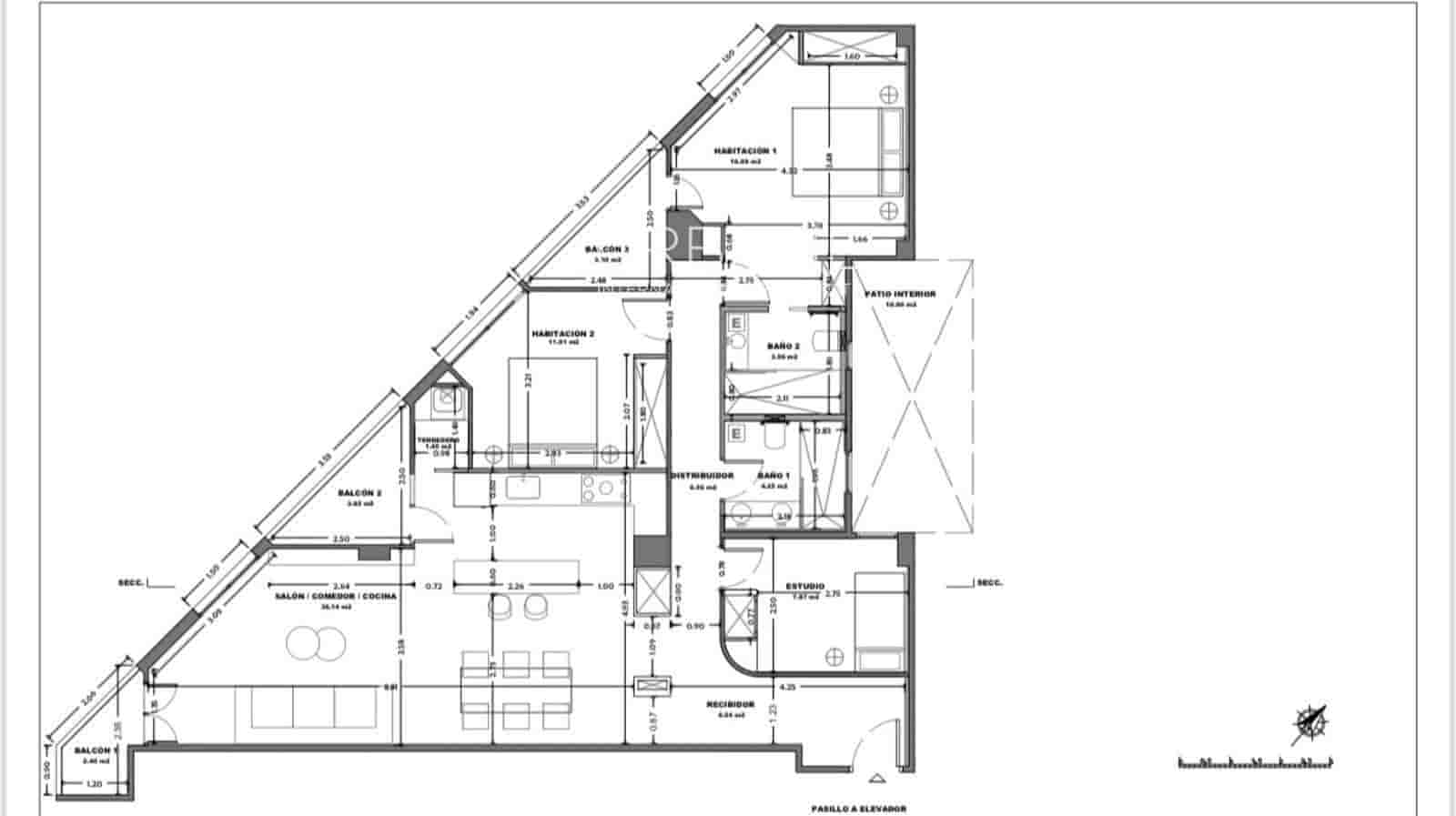3 soverom Leilighet til salgs i Barcelona by - € 699 000 (Ref: 9058234)