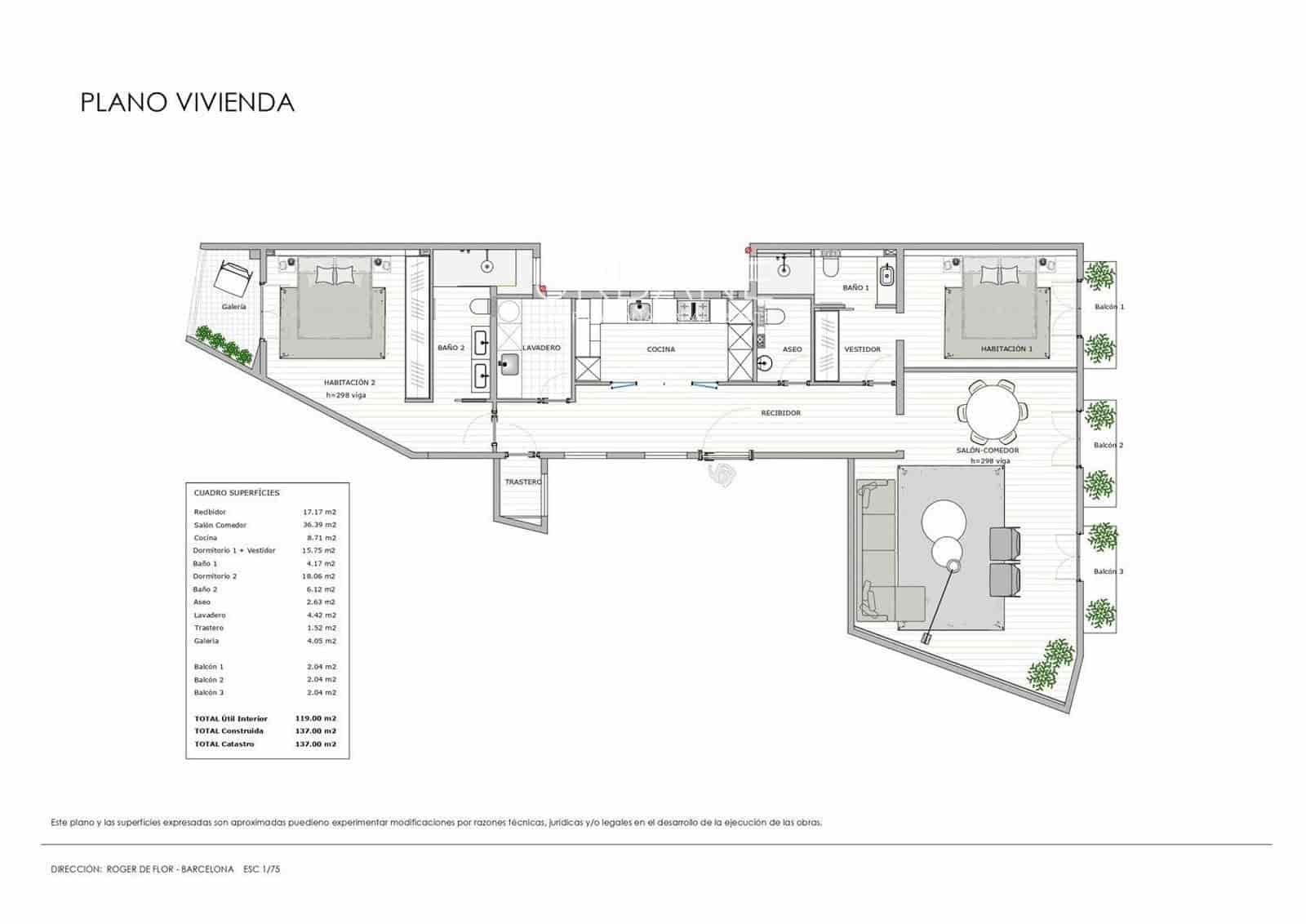 2 soverom Leilighet til salgs i Barcelona by - € 1 160 000 (Ref: 9116531)