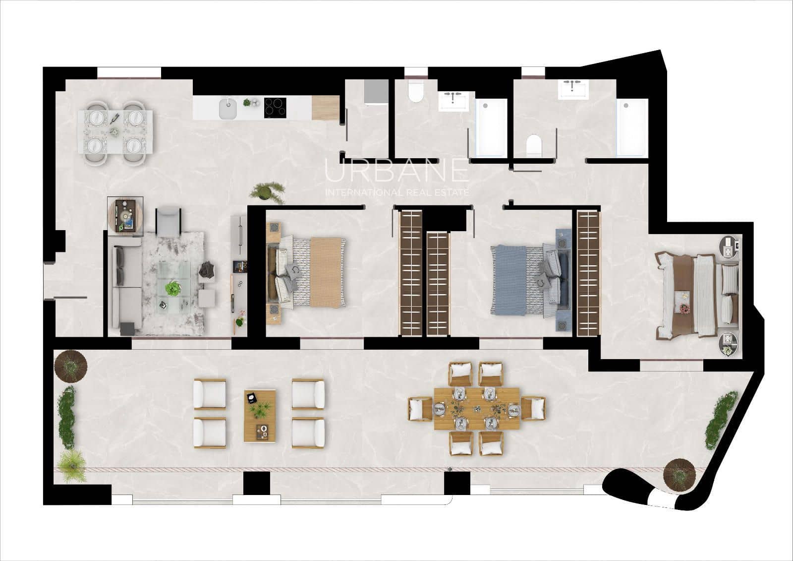 Piso de 3 habitaciones en Marbella en venta con piscina garaje - 785.000 € (Ref: 9123779)