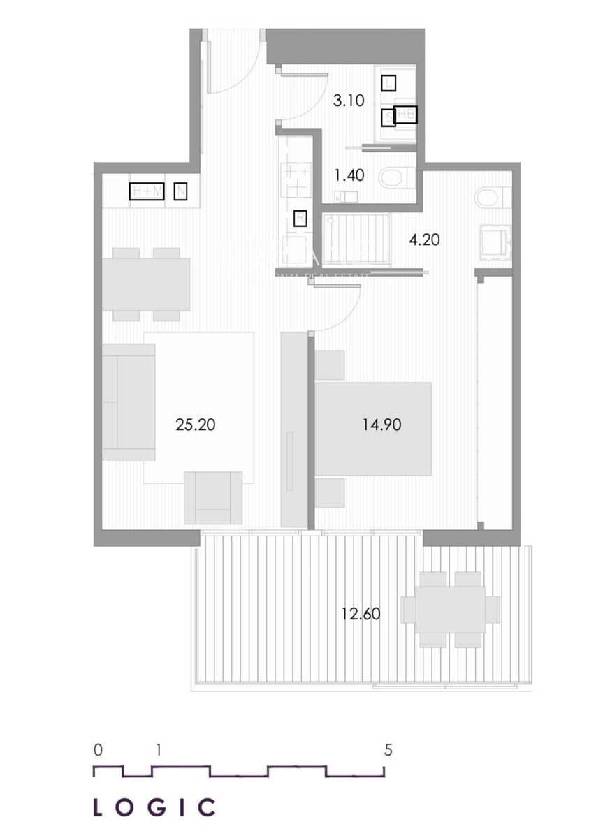 1 bedroom Flat for sale in Barcelona city with pool garage - € 620,000 (Ref: 9348678)