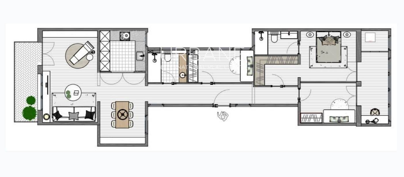 3 quarto Apartamento para arrendar em Barcelona cidade - 1 841 € (Ref: 9462822)