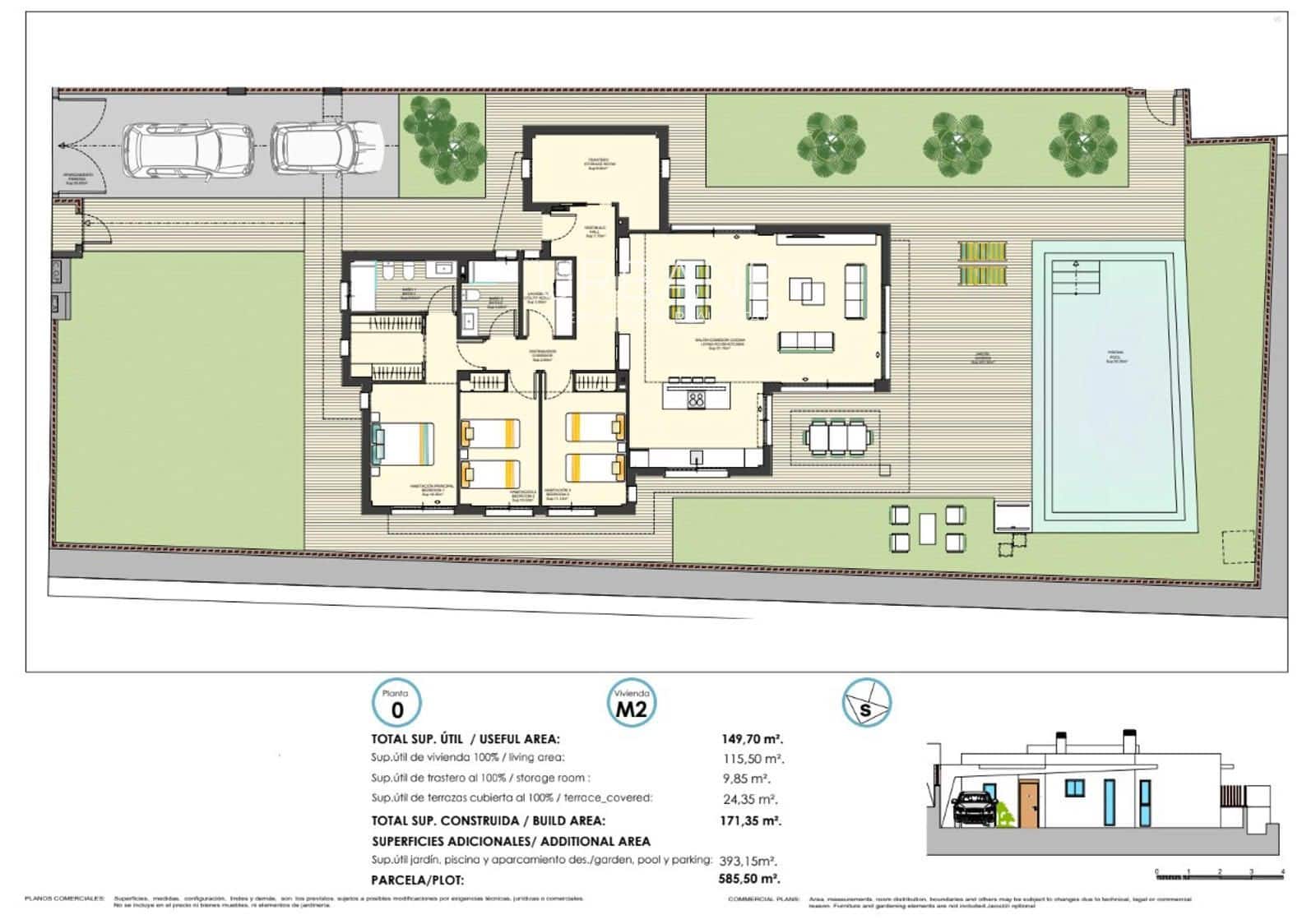 Chalet de 3 habitaciones en Finestrat en venta con piscina garaje - 650.000 € (Ref: 9569469)