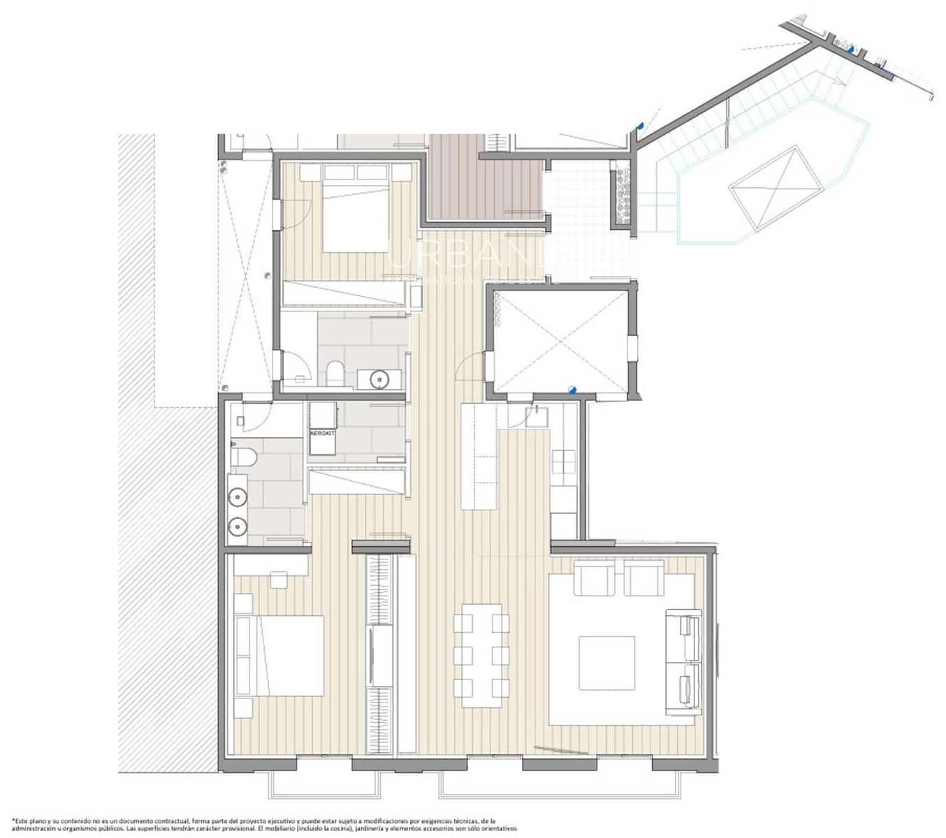 Appartement de 2 chambres à louer à Barcelone ville - 6 500 € (Ref: 9667207)