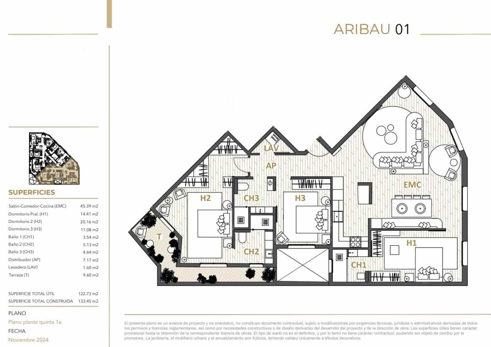 3 camera da letto Appartamento in vendita in Barcelona citta - 1.280.000 € (Rif: 9821672)