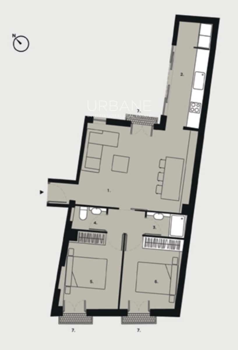 2 soveværelse Lejlighed til salg i Barcelona by - € 449.000 (Ref: 9890960)
