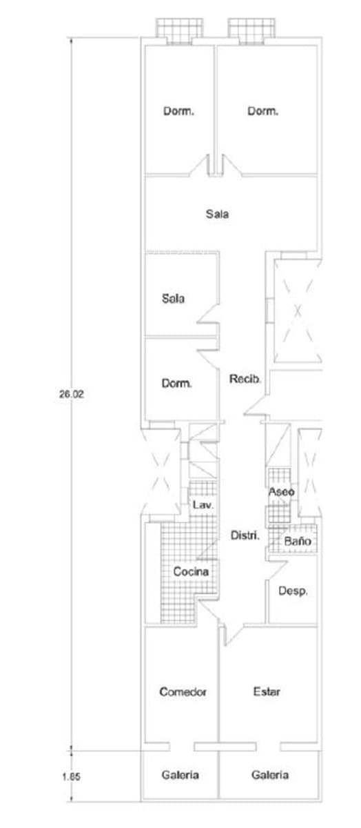 4 sovrum Lägenhet till salu i Barcelona stad - 1 180 000 € (Ref: 9915006)