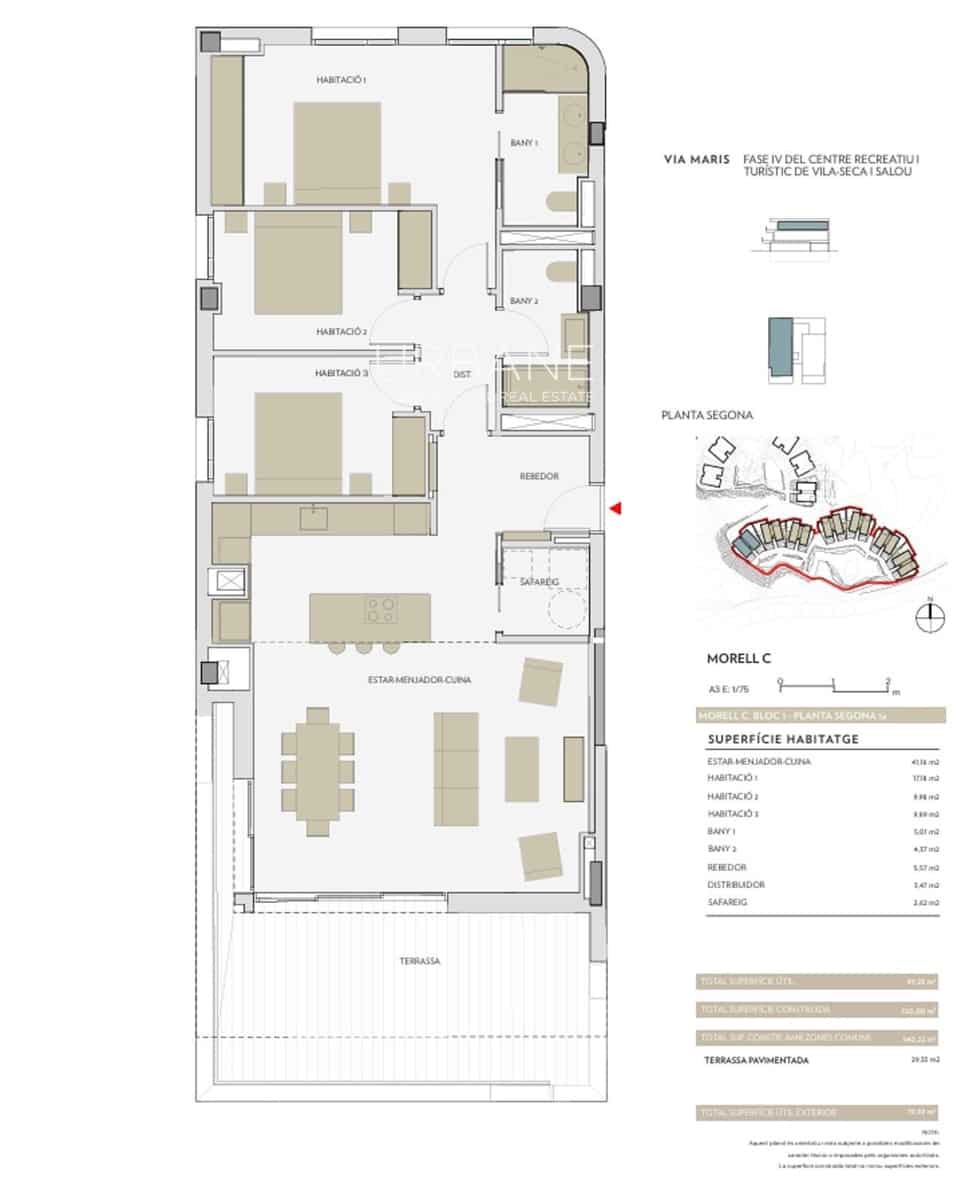 3 soveværelse Lejlighed til salg i Salou med swimmingpool - € 563.000 (Ref: 9971498)