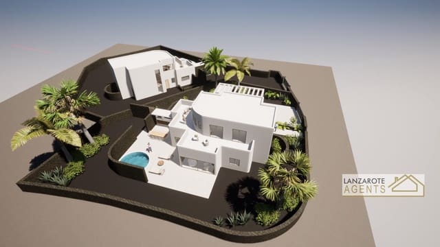 3 Zimmer Villa zu verkaufen in Las Brenas, Yaiza mit Pool Garage - 615.000 € (Ref: 10167927)