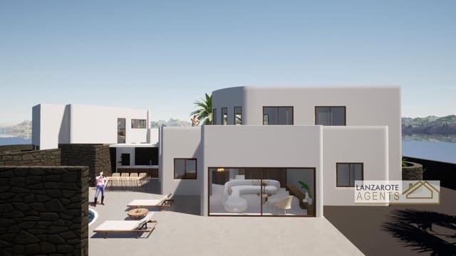 3 Zimmer Villa zu verkaufen in Las Brenas, Yaiza mit Pool Garage - 615.000 € (Ref: 10167927)