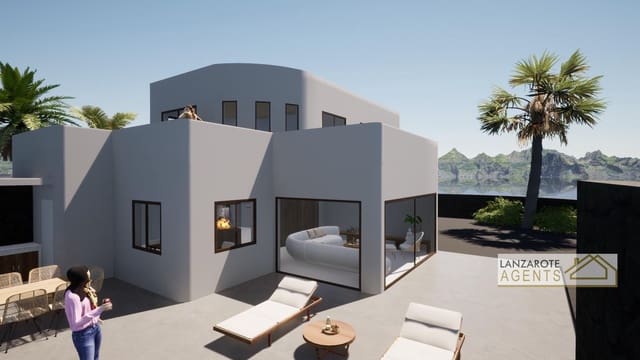 3 Zimmer Villa zu verkaufen in Las Brenas, Yaiza mit Pool Garage - 615.000 € (Ref: 10167927)