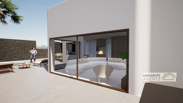 3 Zimmer Villa zu verkaufen in Las Brenas, Yaiza mit Pool Garage - 615.000 € (Ref: 10167927)