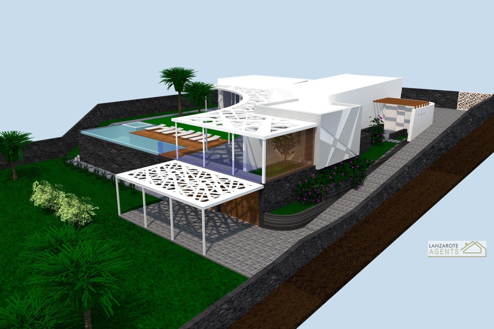Villa te koop in Playa Blanca met zwembad garage - € 549.000 (Ref: 7095345)