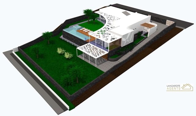 Villa/Maison à vendre à Playa Blanca, Yaiza avec piscine garage - 549 000 € (Ref: 7095345)
