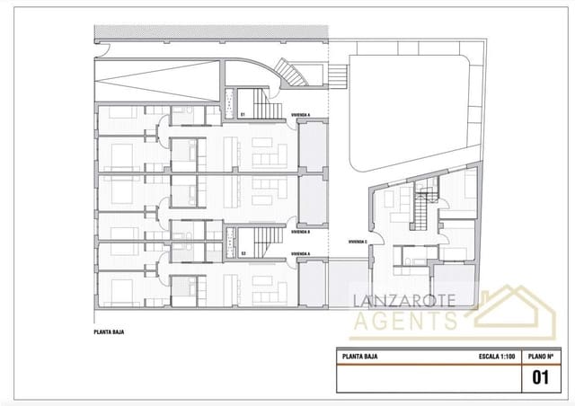 2 soveværelse Lejlighed til salg i La Santa, Tinajo med garage - € 215.000 (Ref: 8481312)