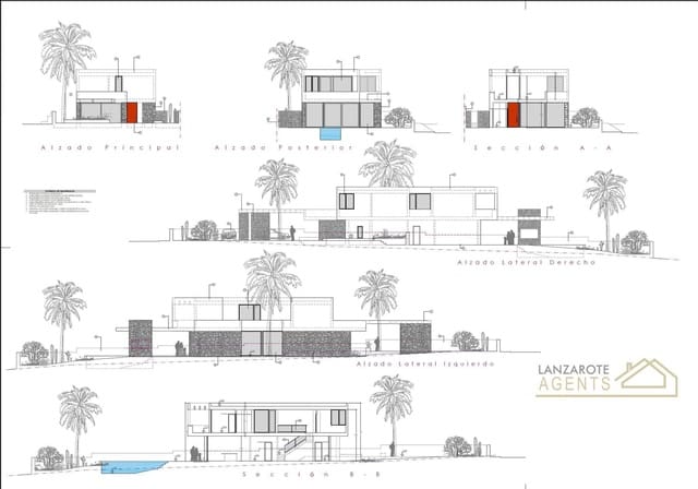 3 soveværelse Villa til salg i Las Brenas, Yaiza med swimmingpool - € 195.000 (Ref: 9241177)