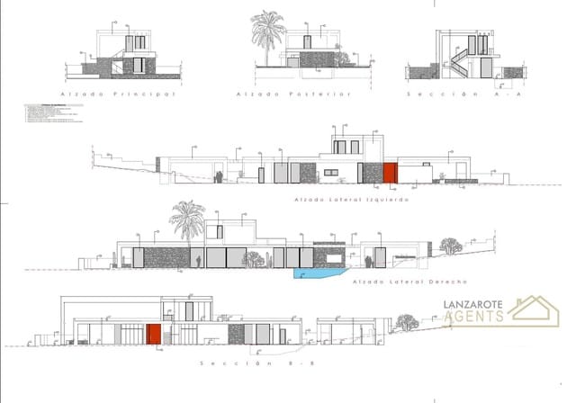 Chalet de 3 habitaciones en Las Brenas, Yaiza en venta con piscina - 195.000 € (Ref: 9241177)