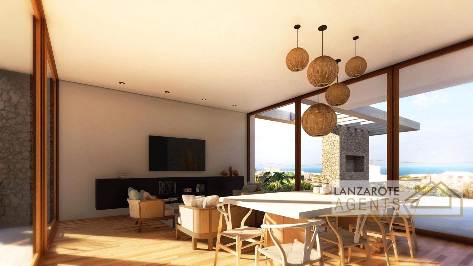 3 bedroom Villa for sale in Las Brenas with pool - € 195,000 (Ref: 9241177)