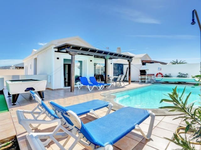 4 Zimmer Villa zu vermieten in Playa Blanca, Yaiza mit Pool Garage - 3.500 € (Ref: 10013333)