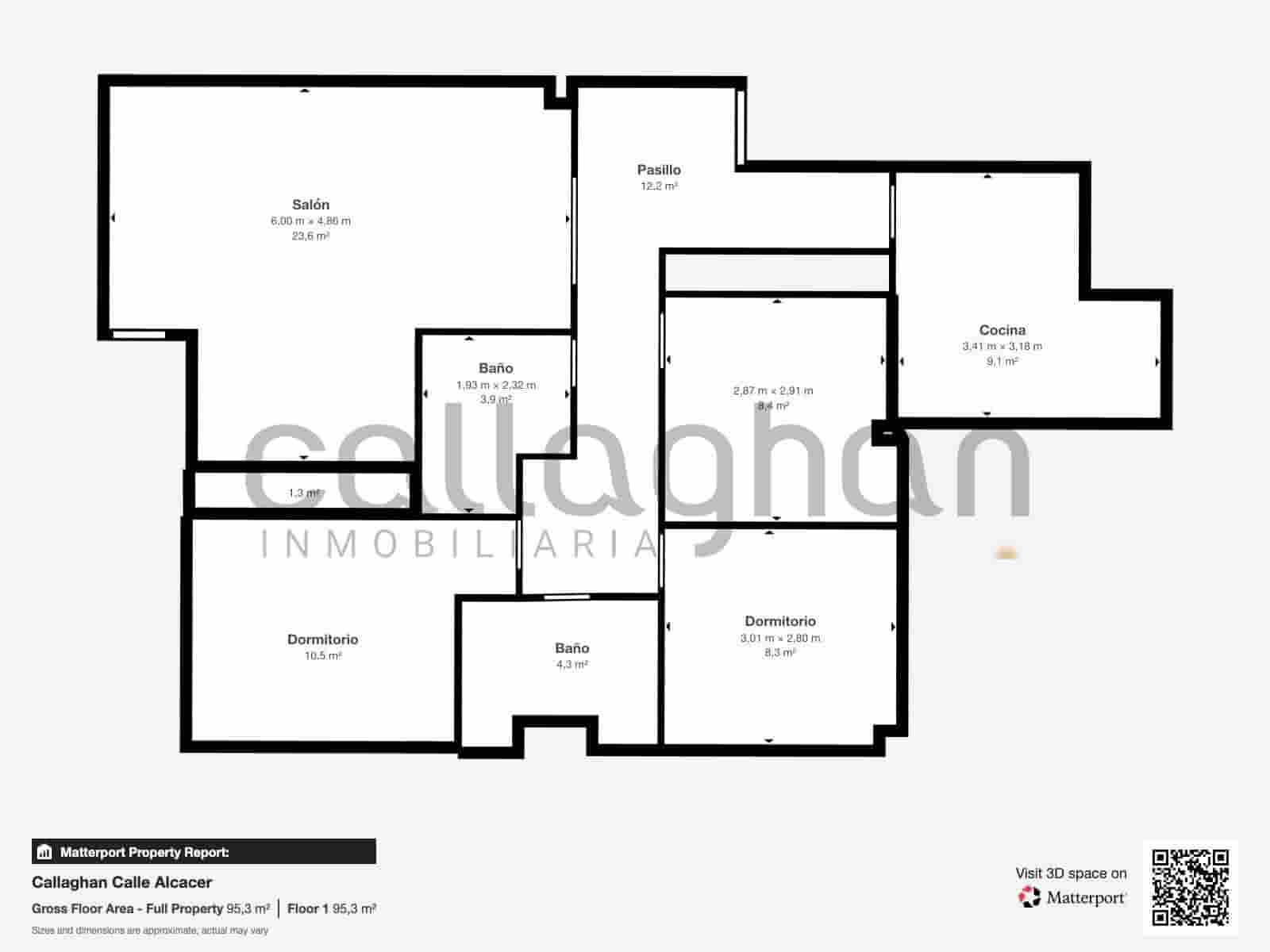 3 soveværelse Lejlighed til salg i Valencia by - € 290.000 (Ref: 9257535)