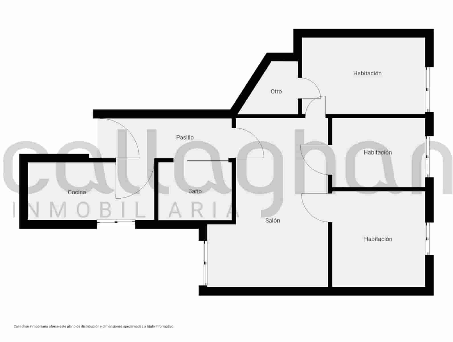 3 soverom Leilighet til leie i Valencia by - € 1 250 (Ref: 9386165)