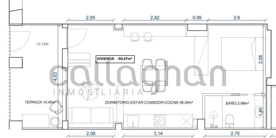 1 sypialnia Loft na sprzedaż w Miasto Walencja - 125 000 € (Ref: 9431021)